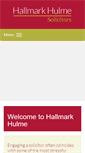 Mobile Screenshot of hallmarkhulme.co.uk